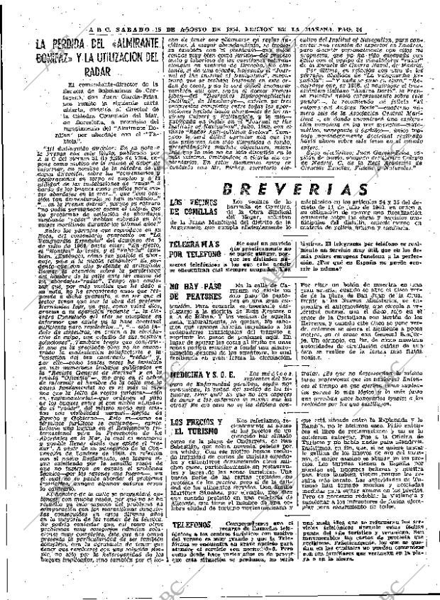 ABC MADRID 15-08-1964 página 24