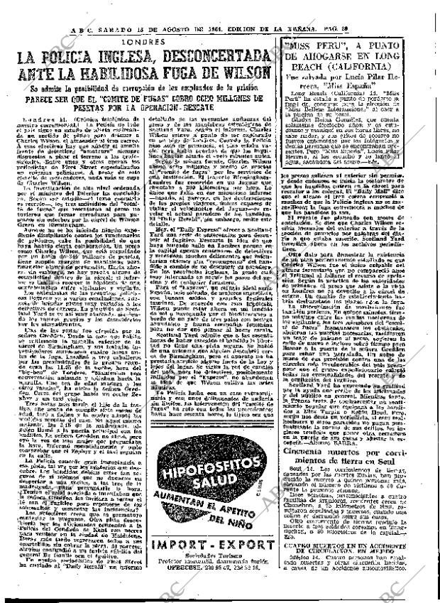 ABC MADRID 15-08-1964 página 29