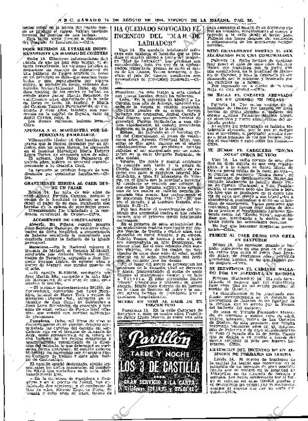 ABC MADRID 15-08-1964 página 34