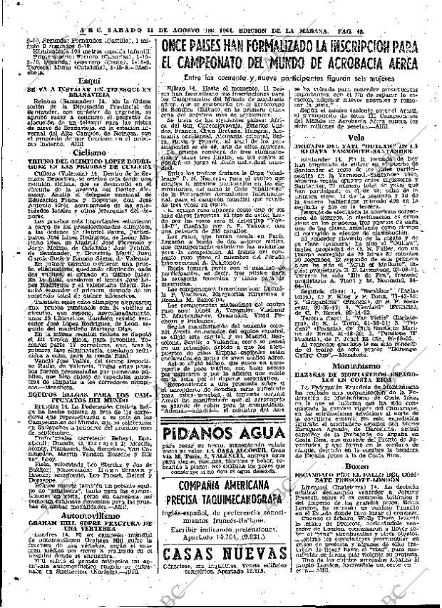 ABC MADRID 15-08-1964 página 48