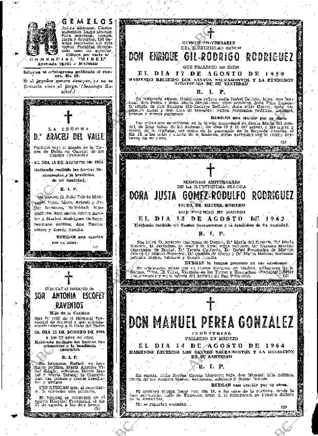 ABC MADRID 15-08-1964 página 60