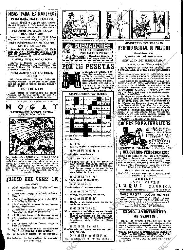 ABC MADRID 15-08-1964 página 63