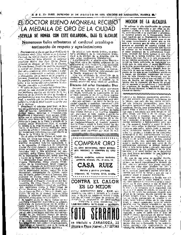 ABC SEVILLA 16-08-1964 página 39