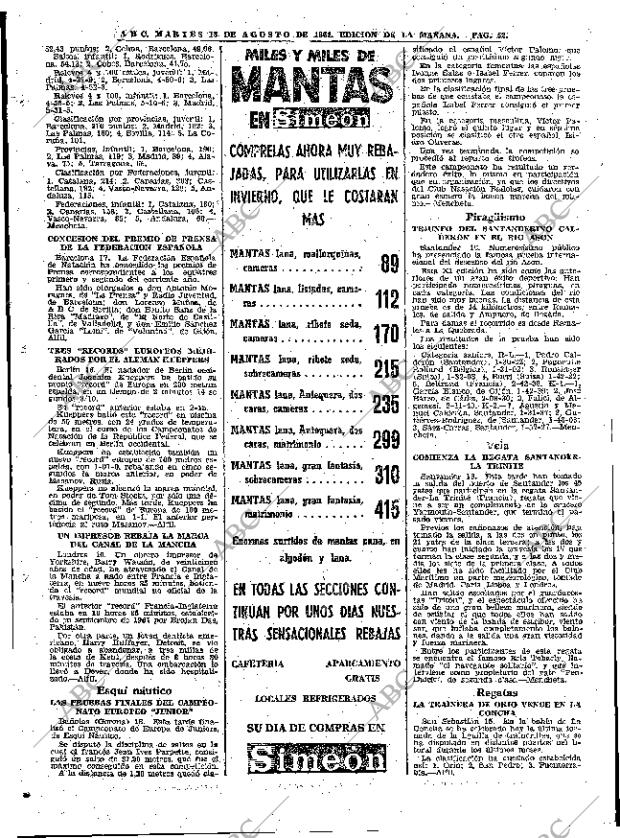 ABC MADRID 18-08-1964 página 52