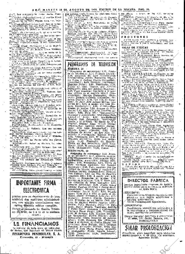 ABC MADRID 18-08-1964 página 55
