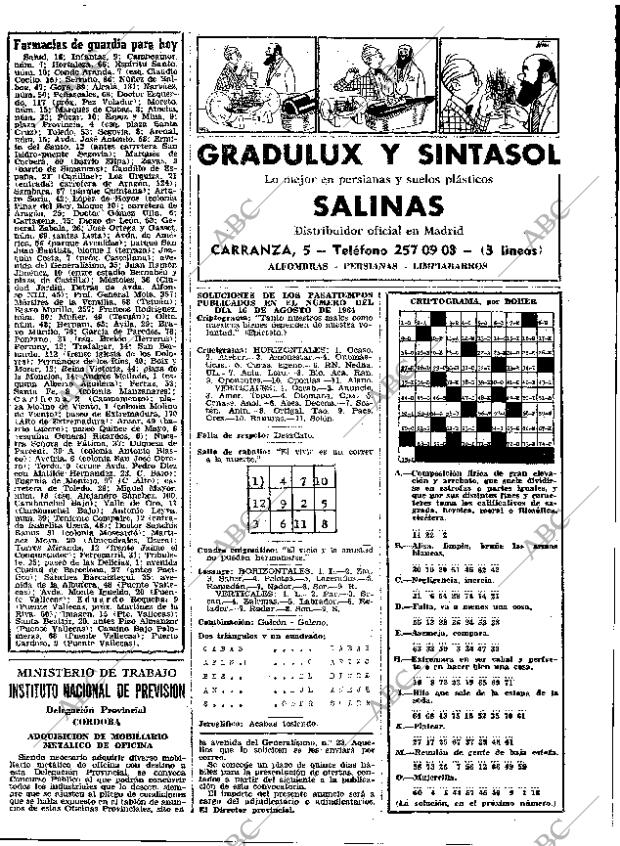 ABC MADRID 18-08-1964 página 63
