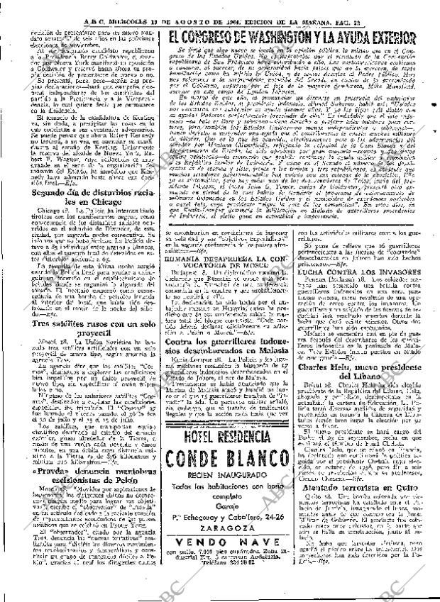 ABC MADRID 19-08-1964 página 22