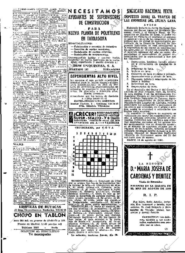 ABC MADRID 19-08-1964 página 52