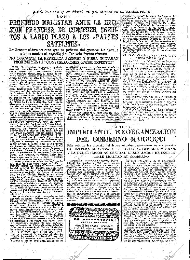 ABC MADRID 20-08-1964 página 21