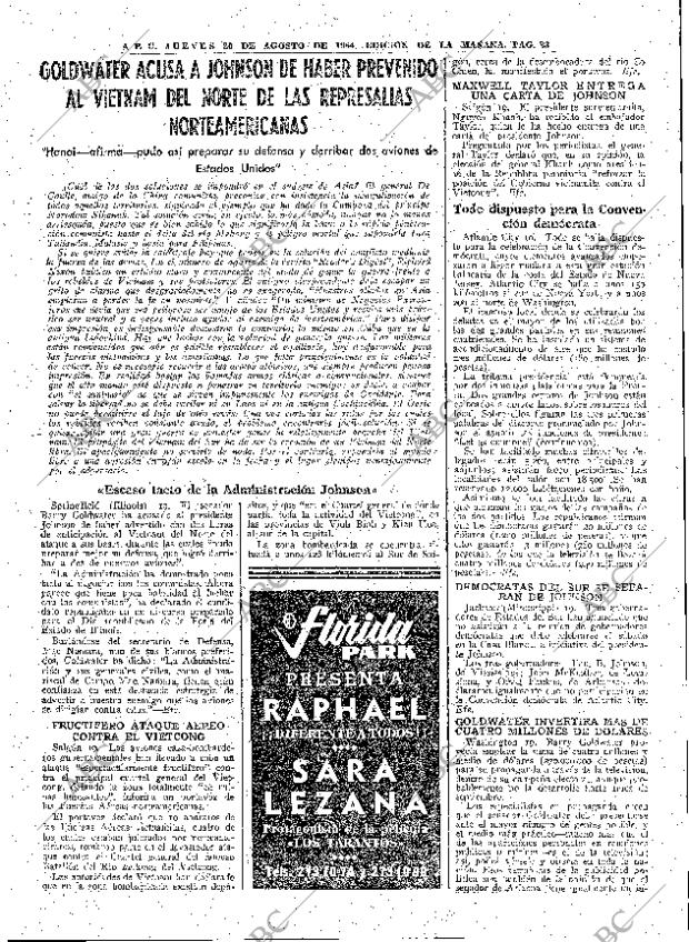 ABC MADRID 20-08-1964 página 23