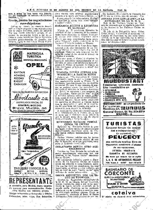 ABC MADRID 20-08-1964 página 26