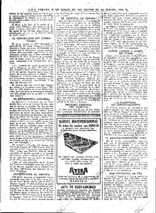 ABC MADRID 20-08-1964 página 34