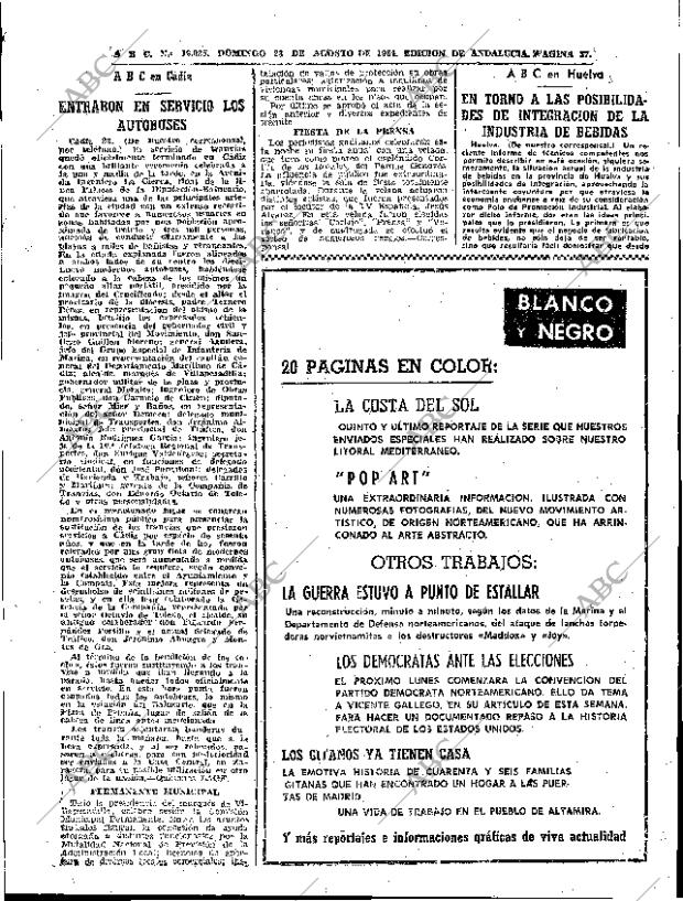 ABC SEVILLA 23-08-1964 página 37