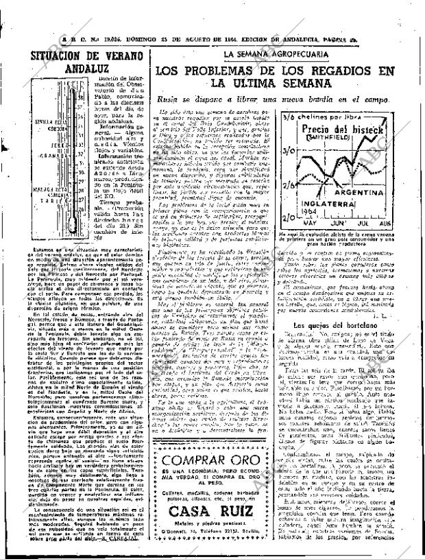 ABC SEVILLA 23-08-1964 página 39