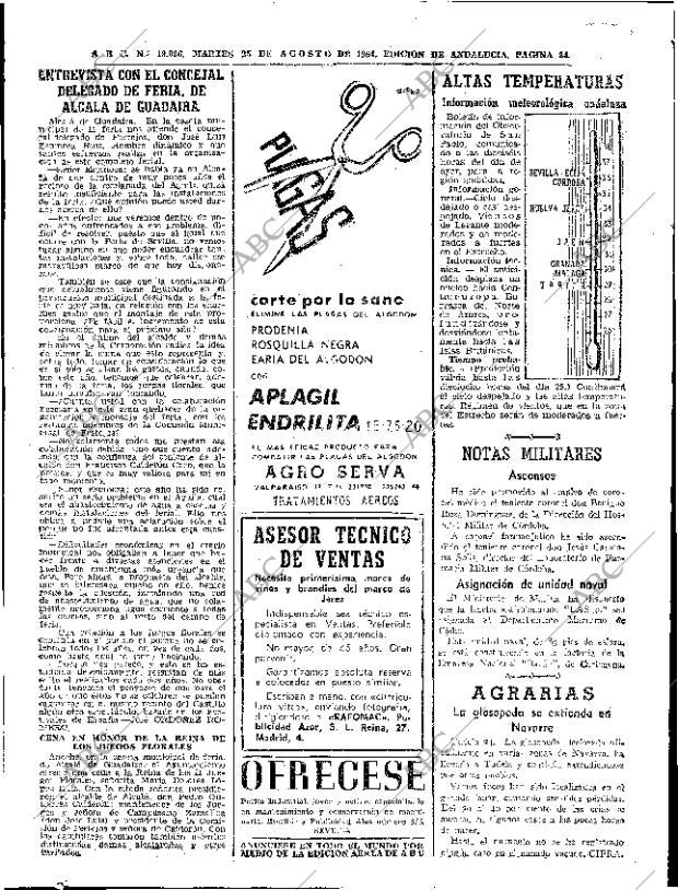 ABC SEVILLA 25-08-1964 página 24