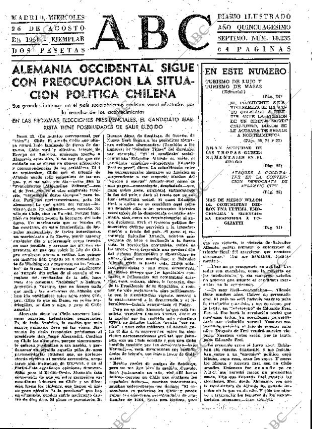 ABC MADRID 26-08-1964 página 23