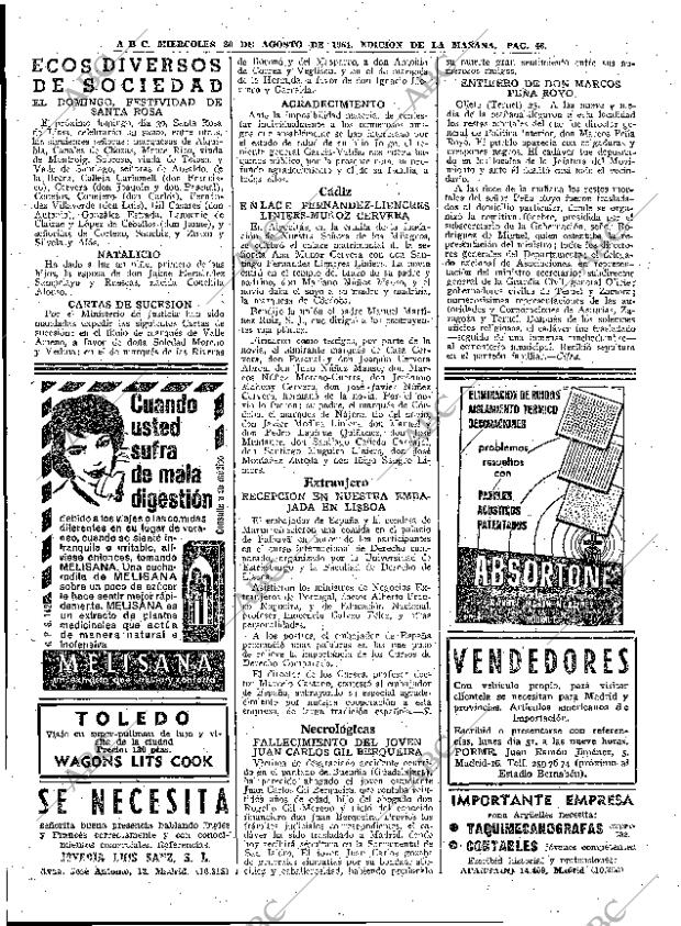 ABC MADRID 26-08-1964 página 46