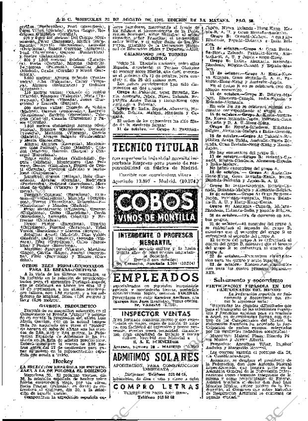 ABC MADRID 26-08-1964 página 50