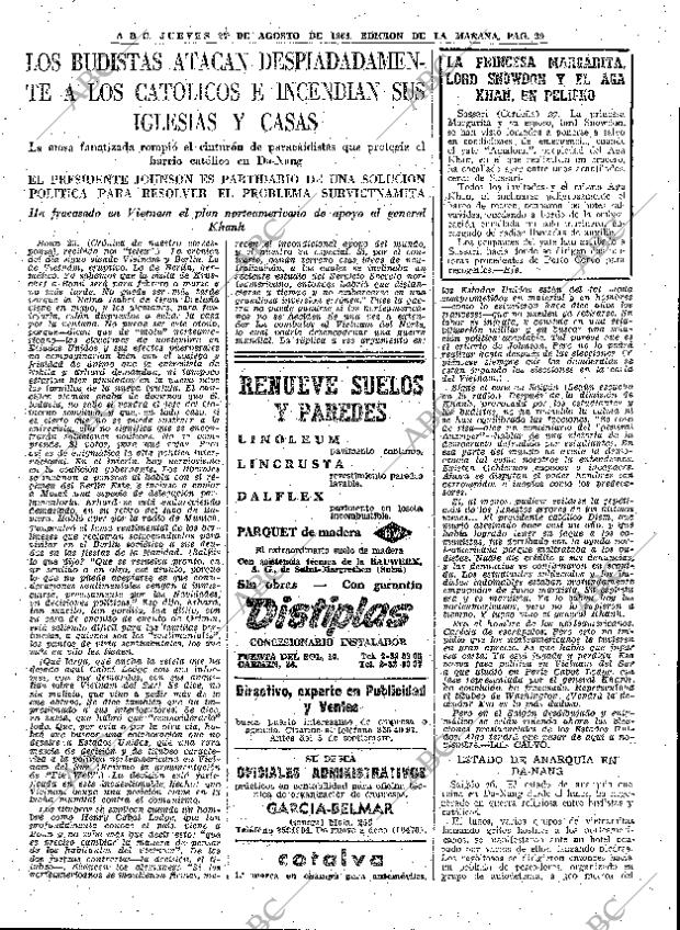 ABC MADRID 27-08-1964 página 29