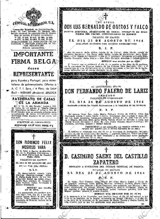 ABC MADRID 27-08-1964 página 62