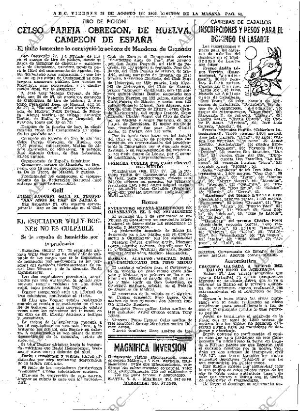 ABC MADRID 28-08-1964 página 51