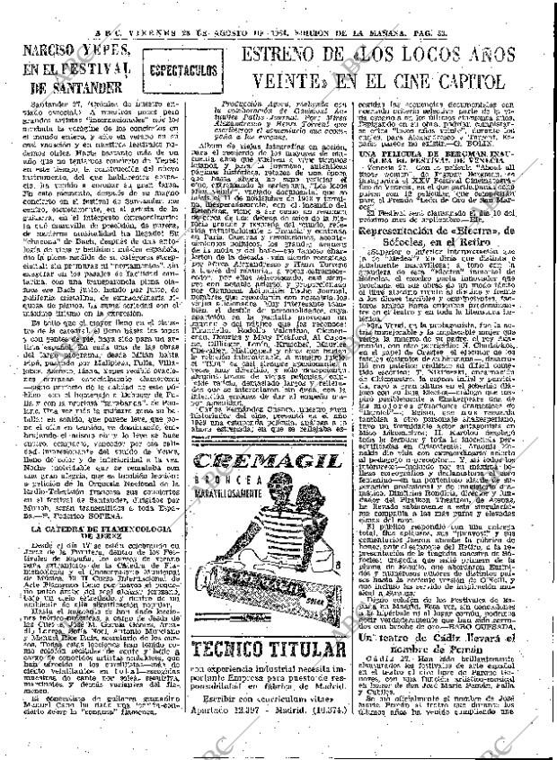 ABC MADRID 28-08-1964 página 53