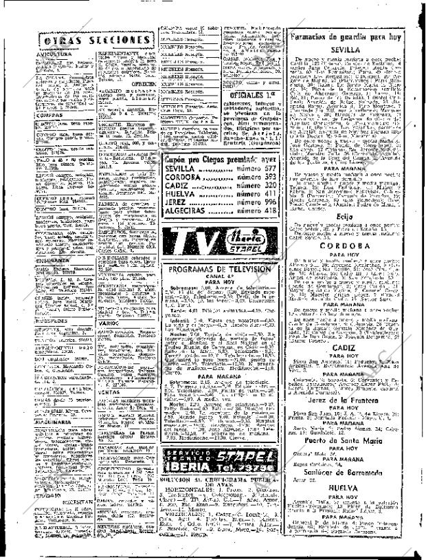 ABC SEVILLA 30-08-1964 página 60