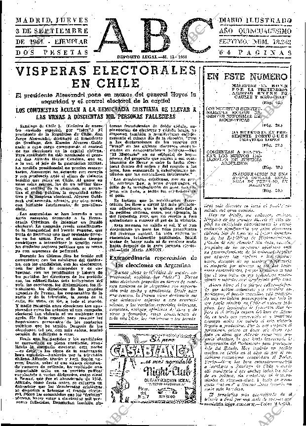 ABC MADRID 03-09-1964 página 23