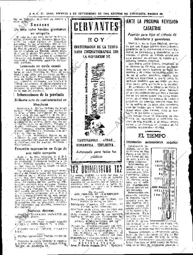 ABC SEVILLA 04-09-1964 página 28