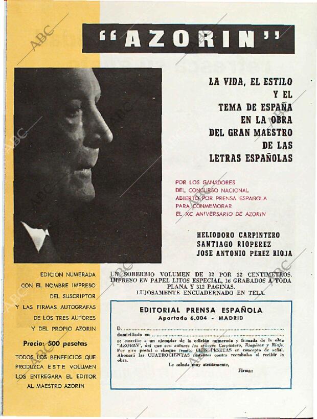 BLANCO Y NEGRO MADRID 05-09-1964 página 52