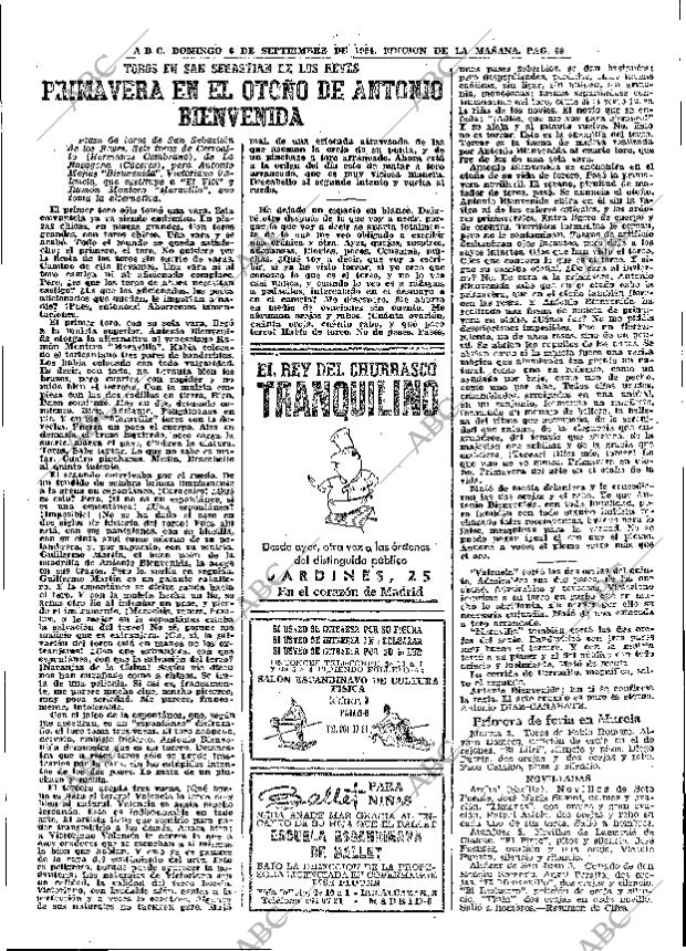 ABC MADRID 06-09-1964 página 69