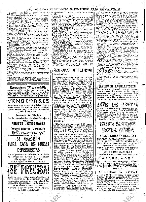 ABC MADRID 06-09-1964 página 83