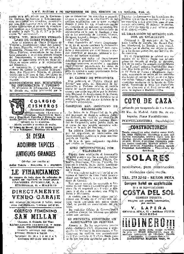 ABC MADRID 08-09-1964 página 32