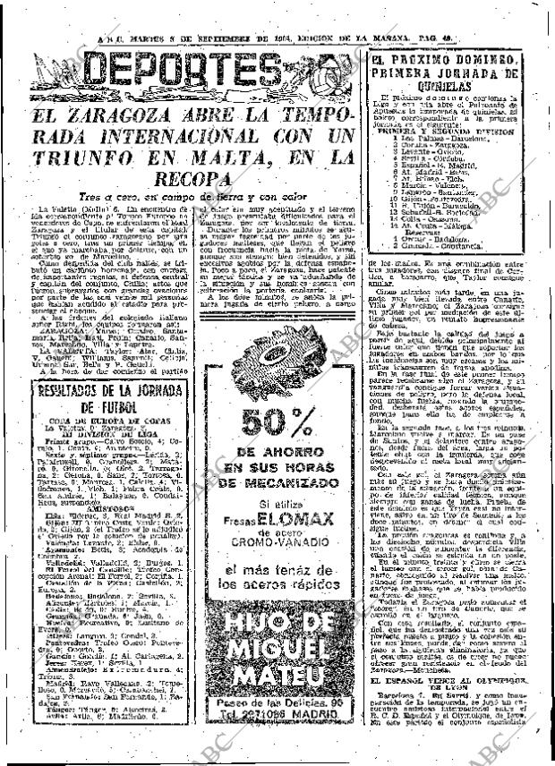 ABC MADRID 08-09-1964 página 49