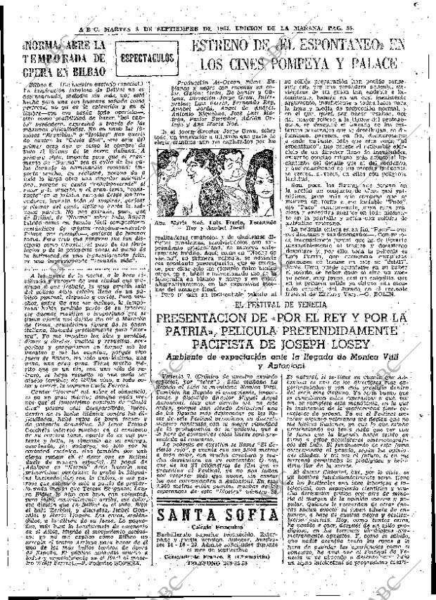 ABC MADRID 08-09-1964 página 55