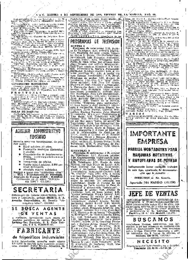 ABC MADRID 08-09-1964 página 59