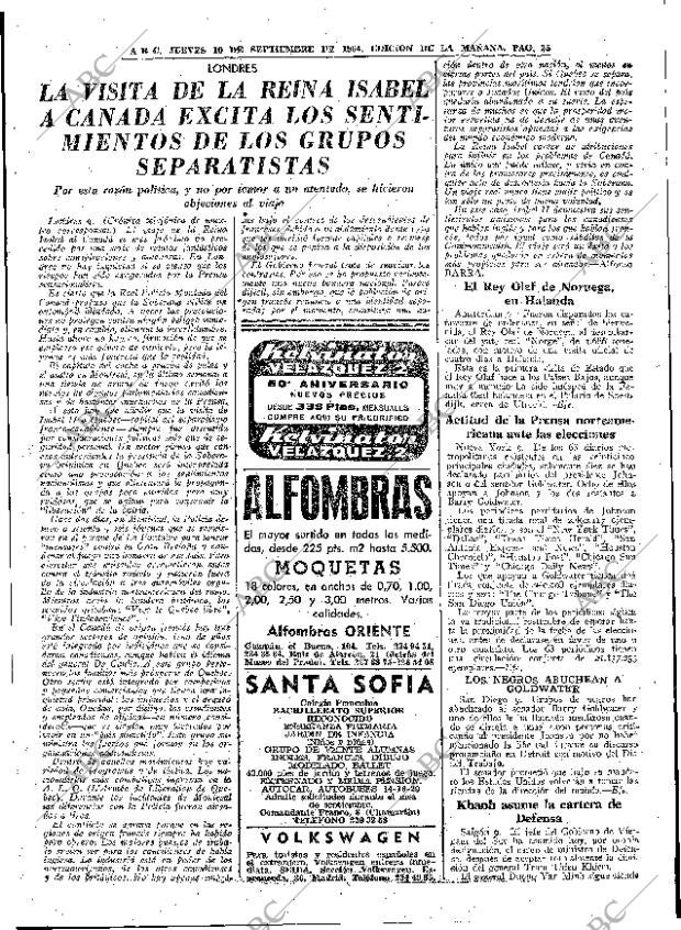 ABC MADRID 10-09-1964 página 25