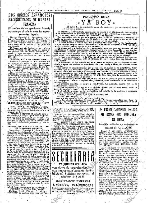 ABC MADRID 10-09-1964 página 31