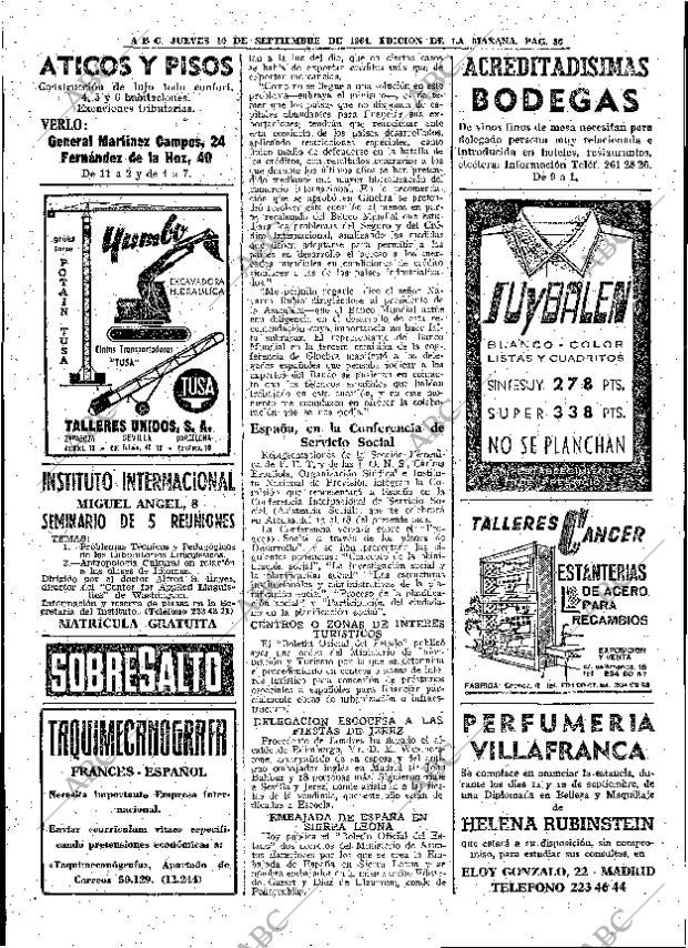 ABC MADRID 10-09-1964 página 36