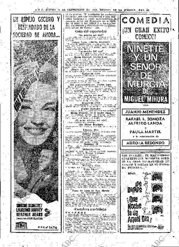 ABC MADRID 10-09-1964 página 55