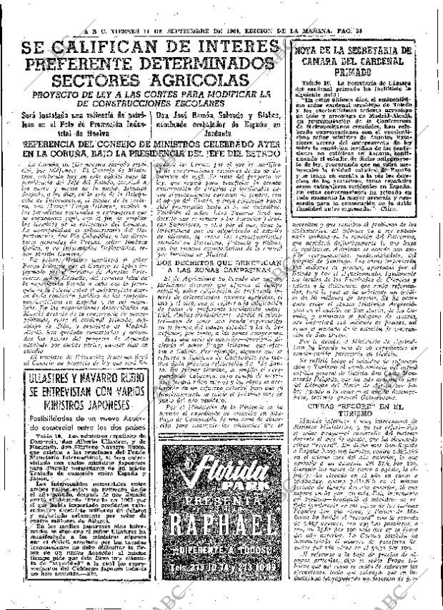 ABC MADRID 11-09-1964 página 25