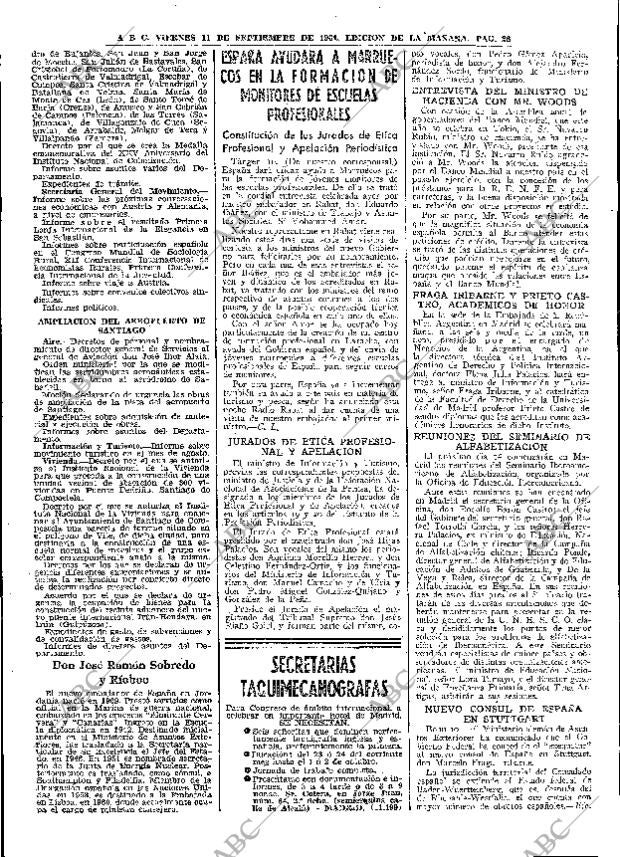 ABC MADRID 11-09-1964 página 28