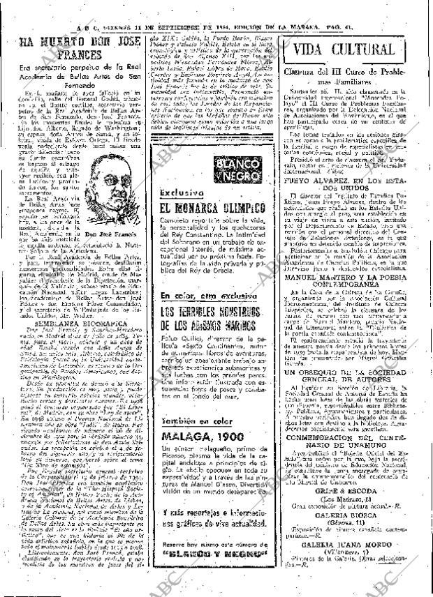 ABC MADRID 11-09-1964 página 41