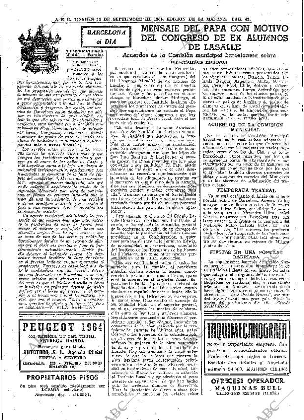 ABC MADRID 11-09-1964 página 42