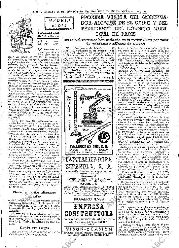 ABC MADRID 11-09-1964 página 43