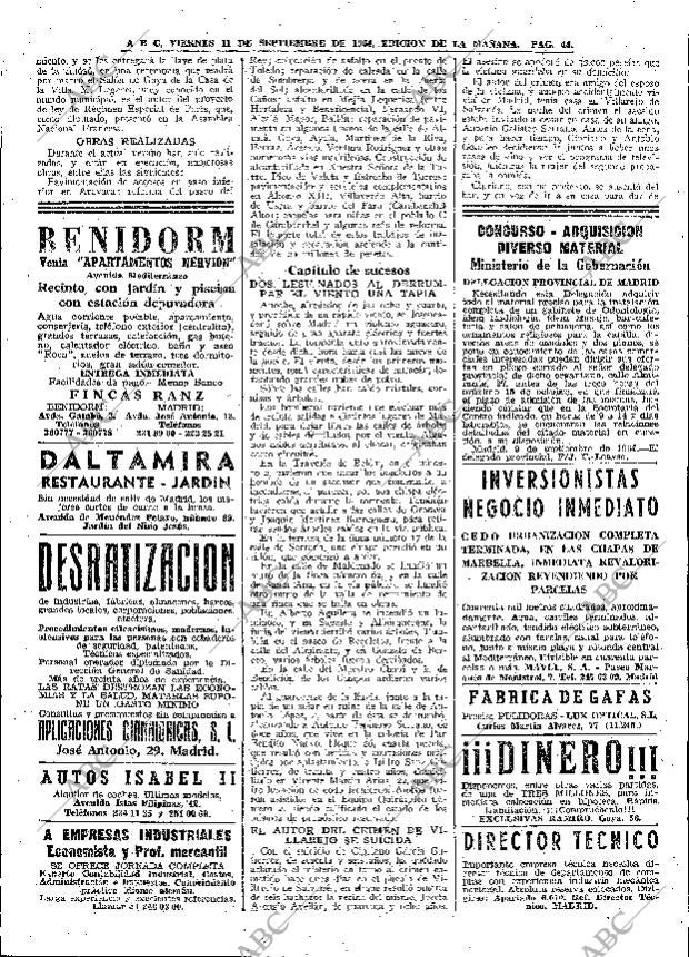 ABC MADRID 11-09-1964 página 44