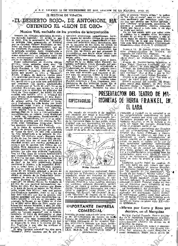 ABC MADRID 11-09-1964 página 53