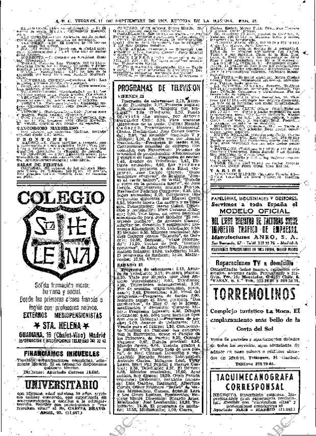 ABC MADRID 11-09-1964 página 57