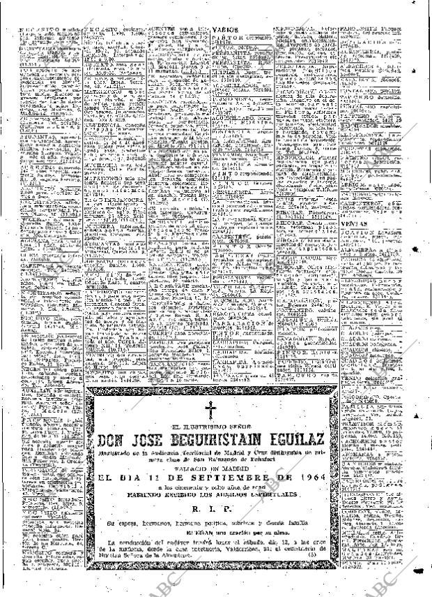 ABC MADRID 11-09-1964 página 63