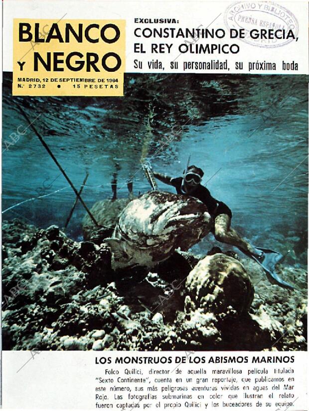 BLANCO Y NEGRO MADRID 12-09-1964 página 1